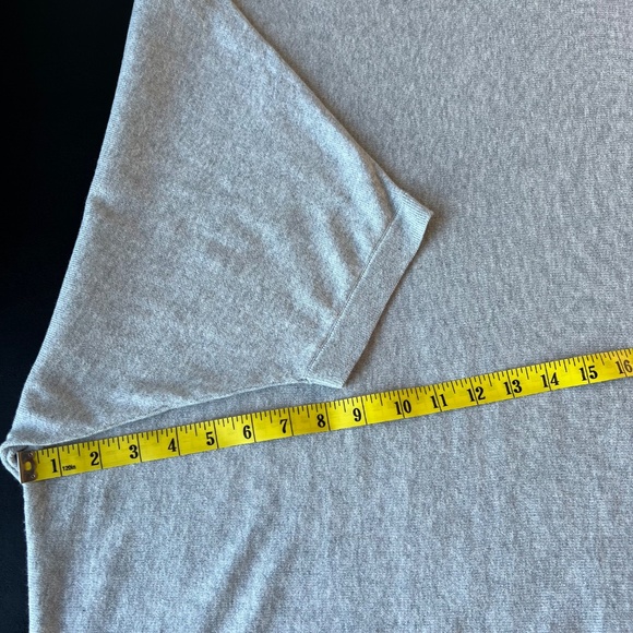 J. Jill Cotton Cashmere Blend Drawstring Draped Neck Sweater - Picture 3 of 7